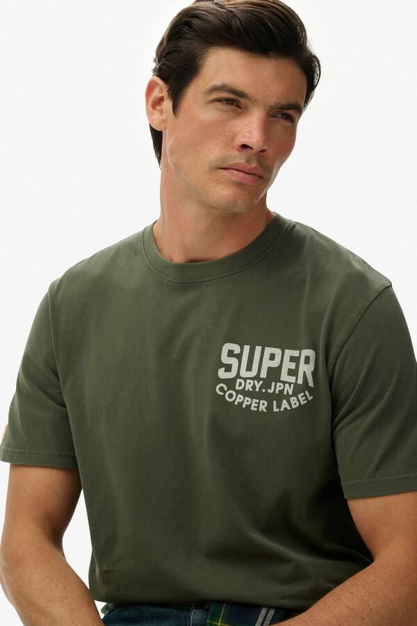 Superdry Camiseta loose verde