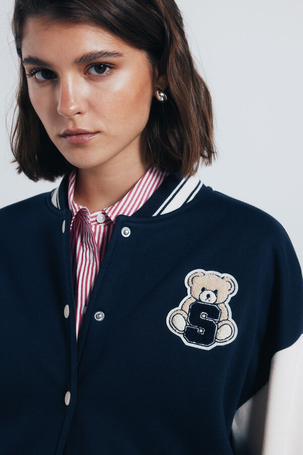 Springfield Jaqueta de beisebol Bear azul