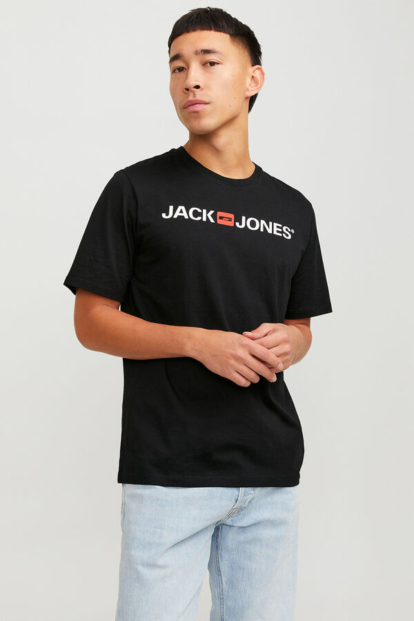 Jack & Jones Short-sleeved logo T-shirt black