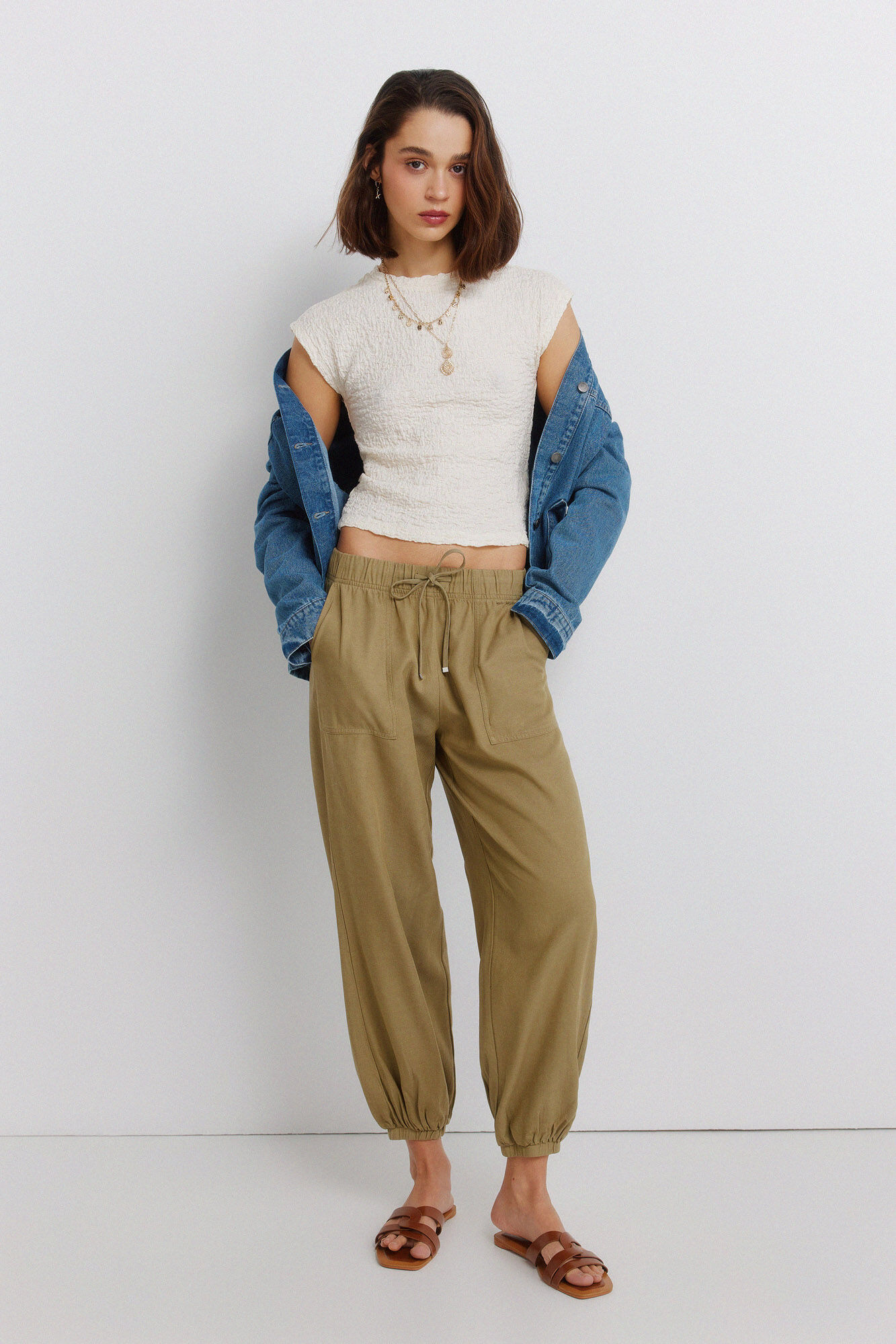 Springfield Camiseta manga larga estructura