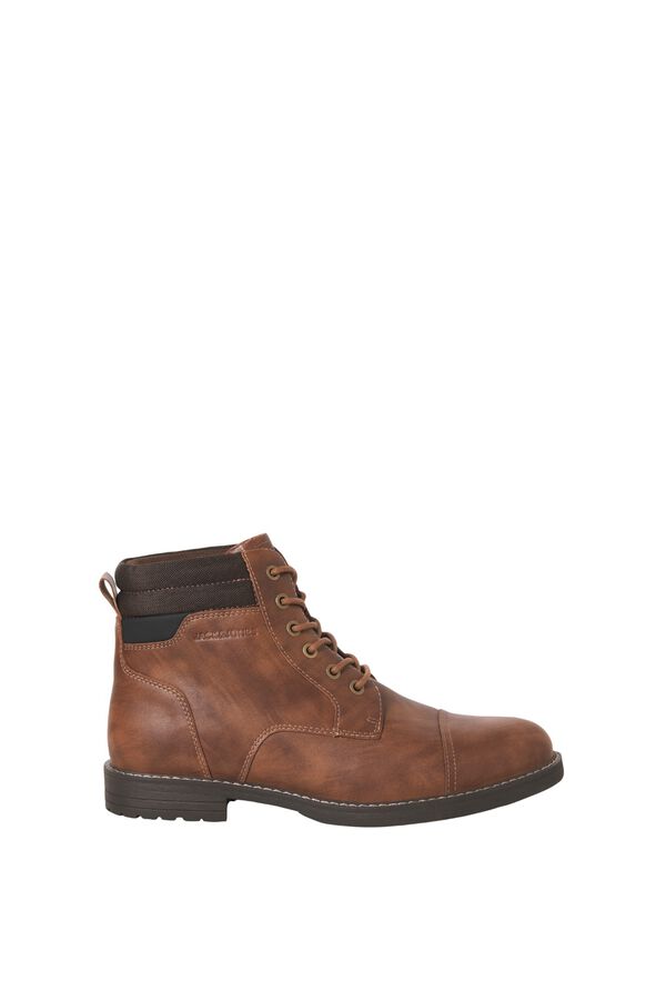 Jack & Jones Botins em poliuretano castanho