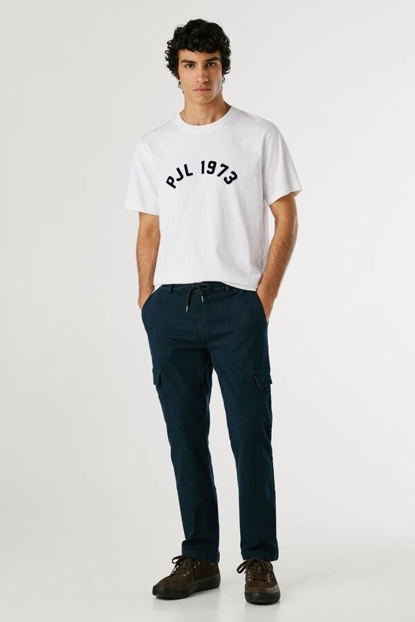 Pepe Jeans Calças Cargo Fit Slim azul