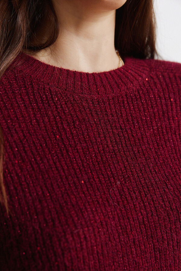 Springfield Camisola com lantejoulas vermelho