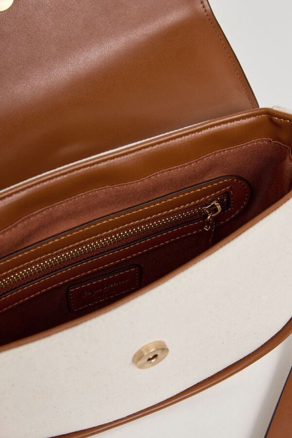 Pepe Jeans Mala fecho de aba cru