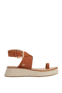 Pepe Jeans Sandalias De Cuña En Ante