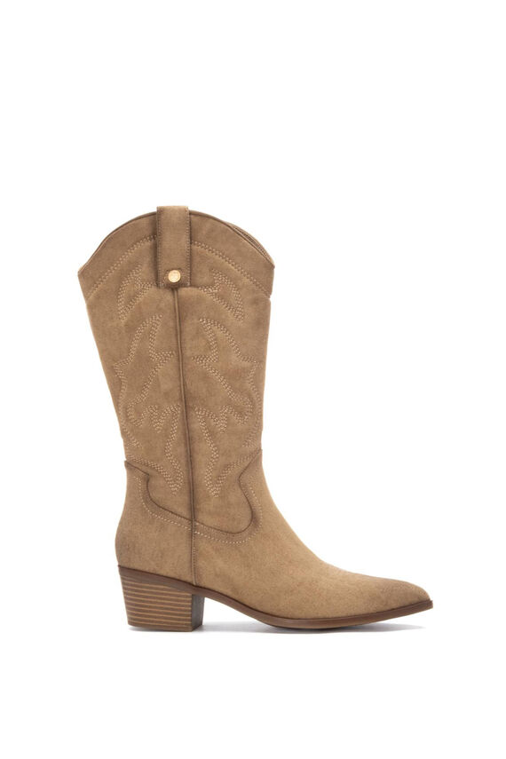 Bota cowboy caña alta