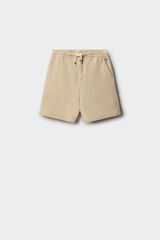 Springfield Kids Bermuda chino em malha para menino bege