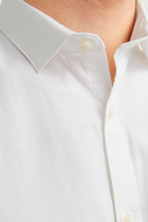 Jack & Jones Camisa clássica slim fit branco
