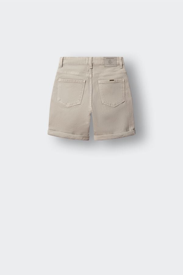 Springfield Kids Bermuda de 5 bolsos lavada para menino cinzento