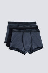 Springfield Pack 3 boxers riscas azul azul