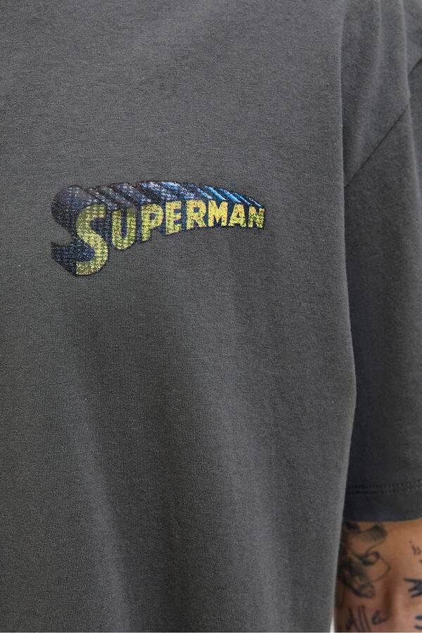 Jack & Jones T-shirt back print cinzento