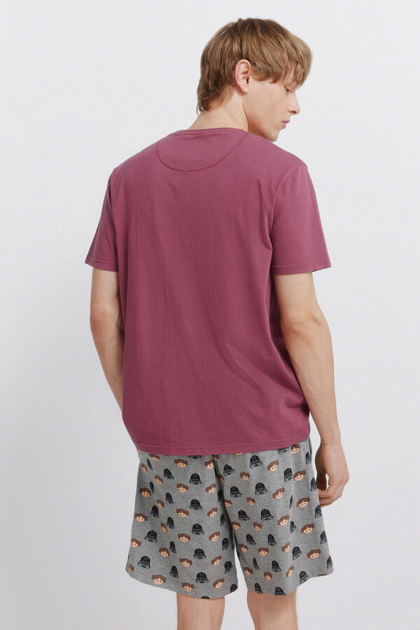 Springfield Pijama curto Star Wars vermelho