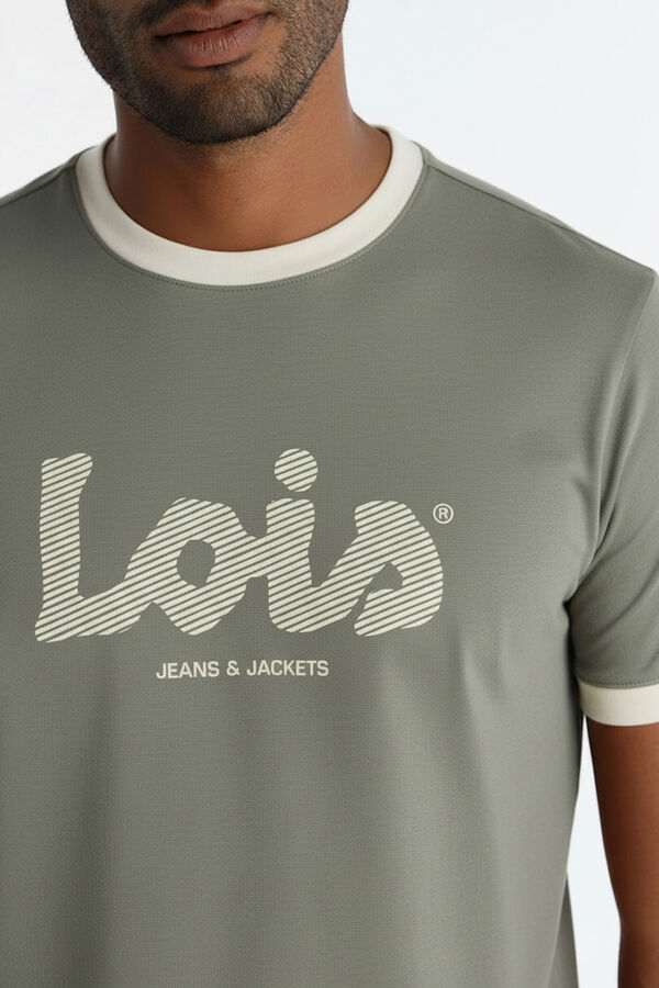 Lois Logo short sleeve T-shirt green