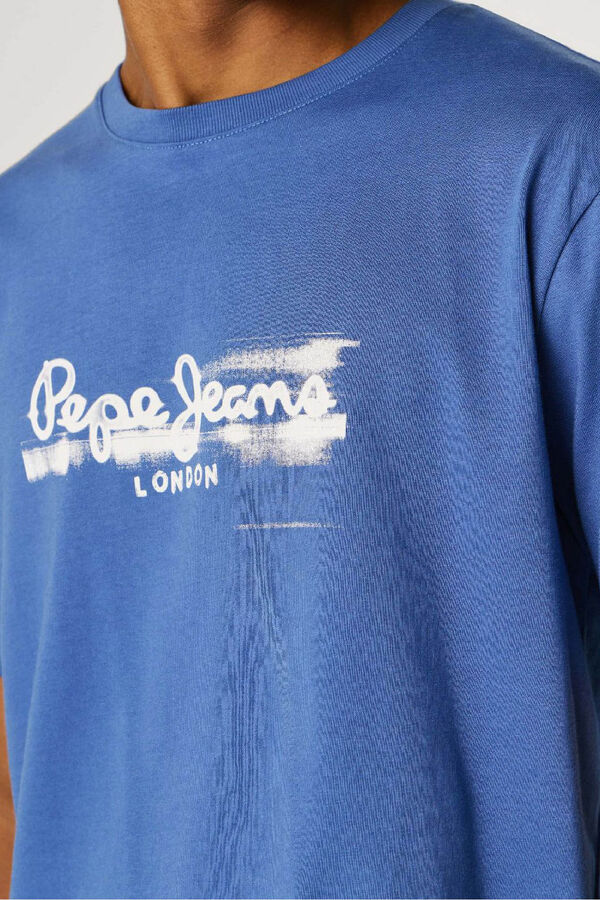 Pepe Jeans T-shirt manga curta azul