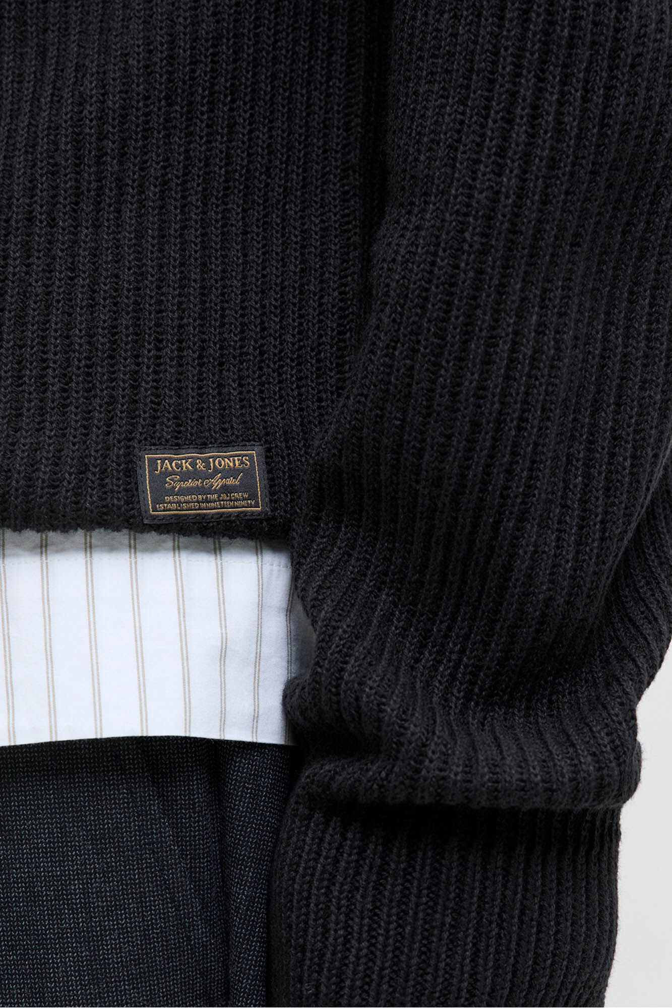 Jack & Jones PLUS Camisola b&aacute;sico de malha liso