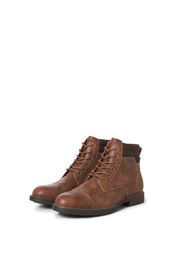 Jack & Jones Botins em poliuretano castanho