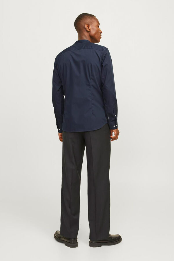 Jack & Jones Camisa gola mao azul