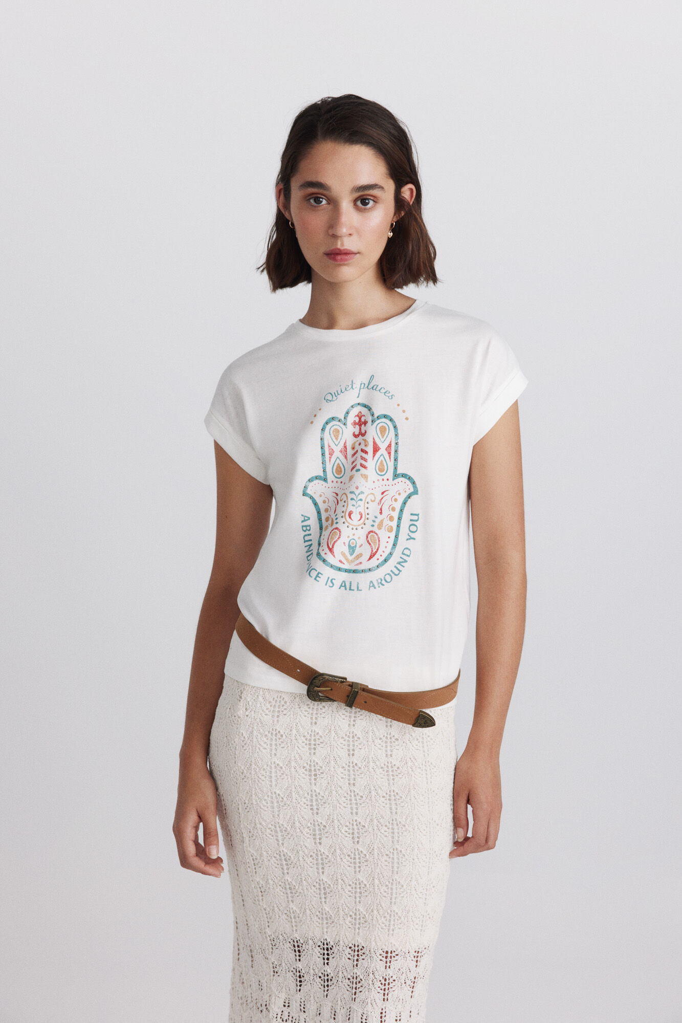 Springfield Camiseta dibujo algod&oacute;n