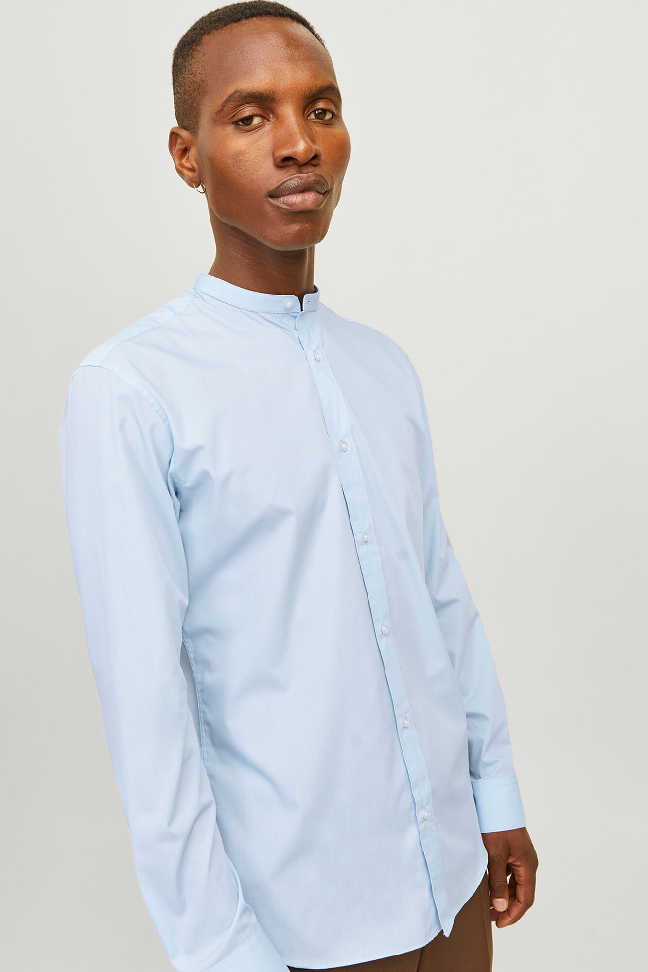 Jack & Jones Camisa casual popel&iacute;n