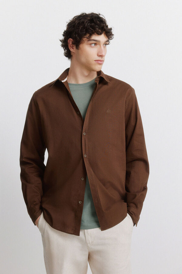 Springfield Camisa de linho cru