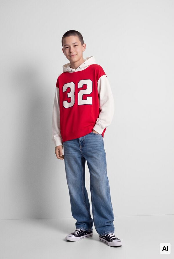 Springfield Kids Sweatshirt 32 crian&ccedil;a vermelho