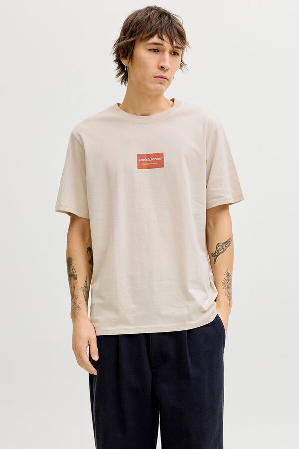 Jack & Jones Pack de quatro T-shirts em algod&atilde;o branco