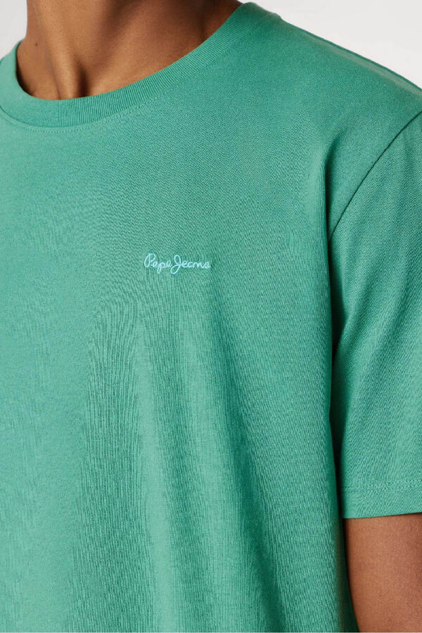 Pepe Jeans T-shirt manga curta verde