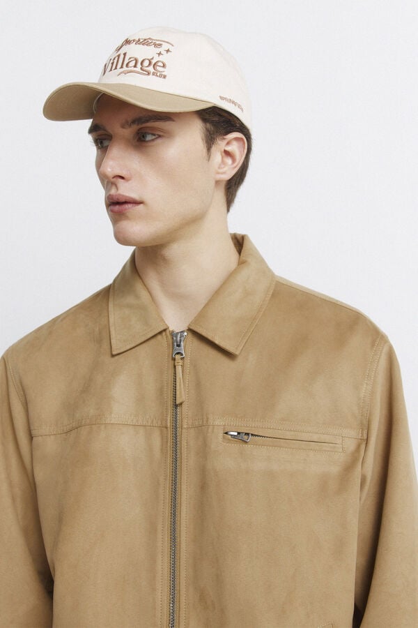 Springfield Blus&atilde;o efeito camur&ccedil;a camel