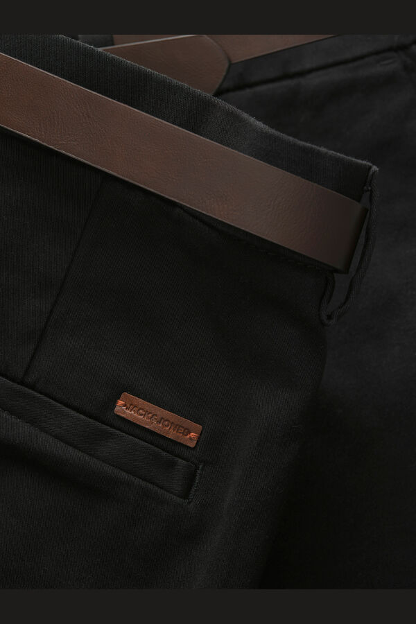 Jack & Jones Bermuda chino com cinto preto
