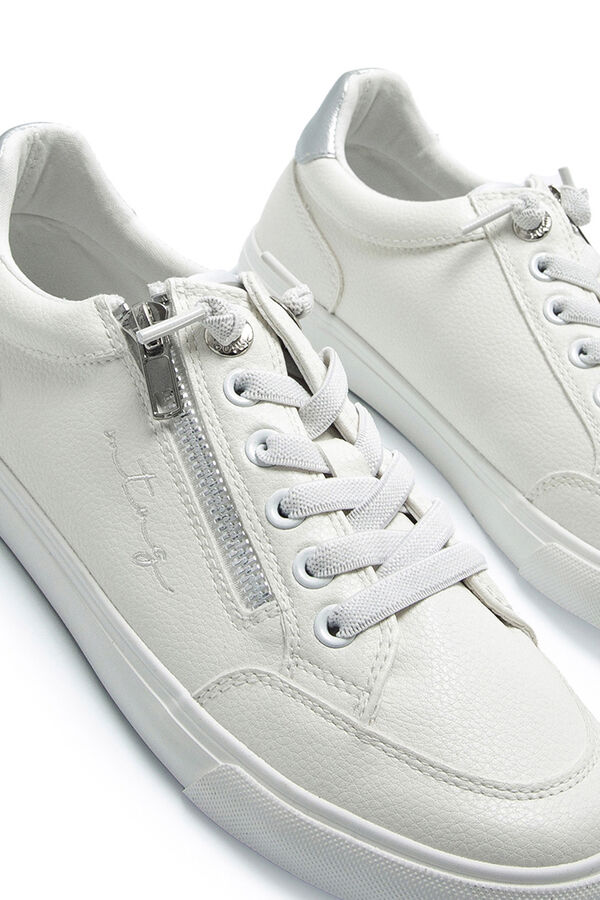 MTNG Zapatillas modelo Aria estilo casual de mujer blanco