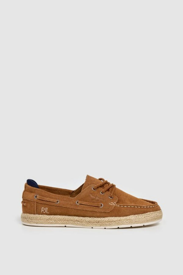 Pepe Jeans Suede espadrille shoes mink