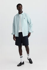Springfield Camisa oxford &agrave;s riscas verde