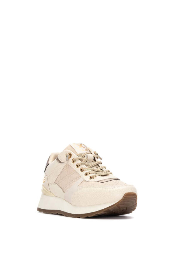 XTI Zapato Sra Textil beige