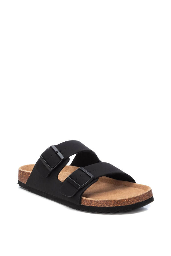 XTI Sandália masculina preto