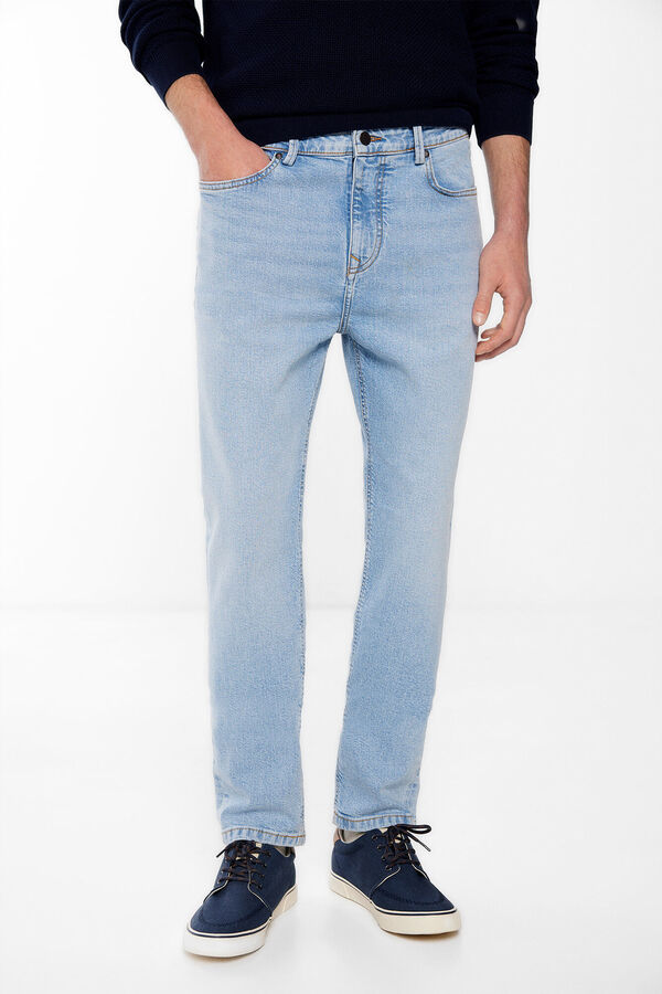 Springfield Jeans slim lavado medio claro azul medio