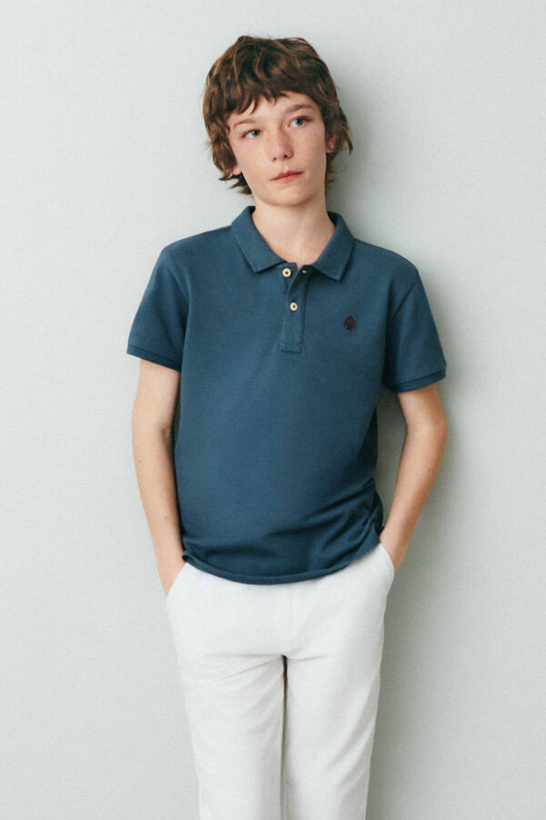 Springfield Kids Polo b&aacute;sico ni&ntilde;o azul