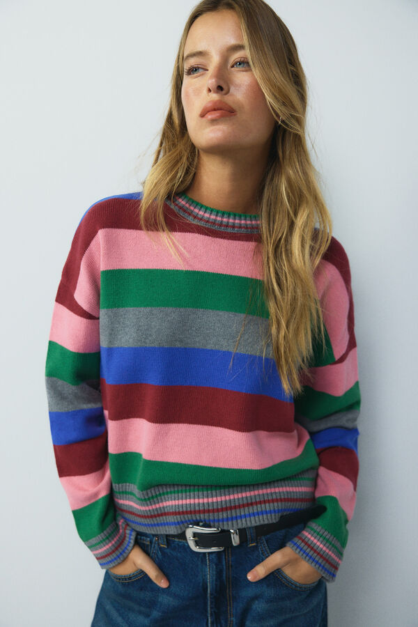High Spirits Palette Sweater cinzento