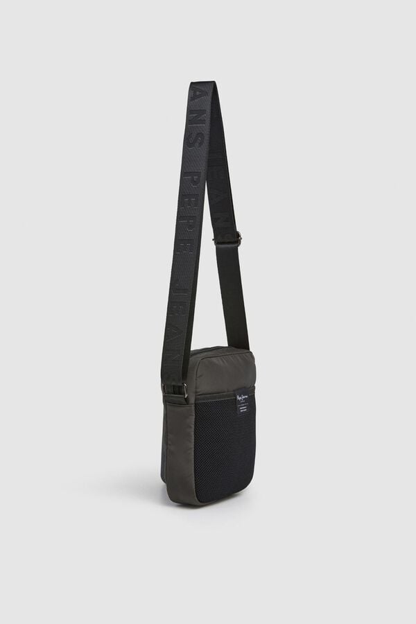 Pepe Jeans Bolso Reporter Con Logo gris