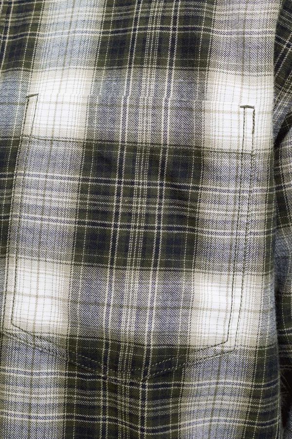 Jack & Jones PLUS Camisa de flanela de manga comprida verde