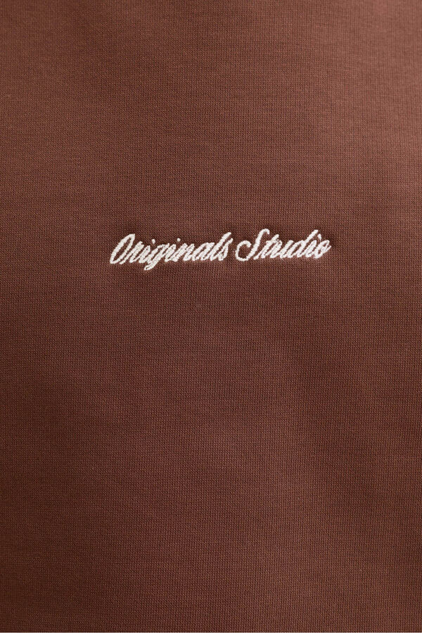 Jack & Jones Sweatshirt original do est&uacute;dio castanho