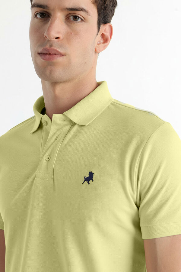 Lois Polo de manga curta com logo bordado estampado