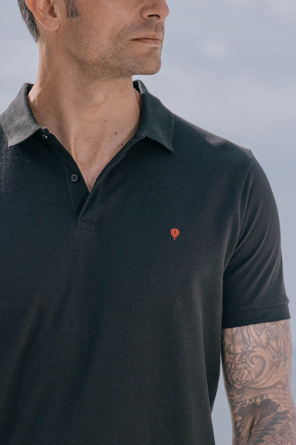 Celopman Basic Light Blue Polo black