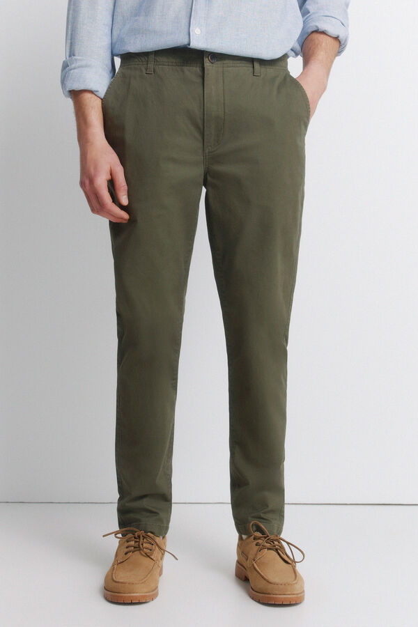 Springfield Cal&ccedil;as chino skinny fit estampado