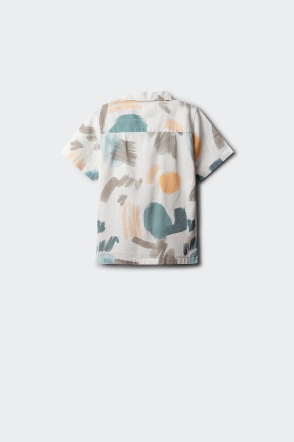 Springfield Kids Camisa Pinceladas menino verde