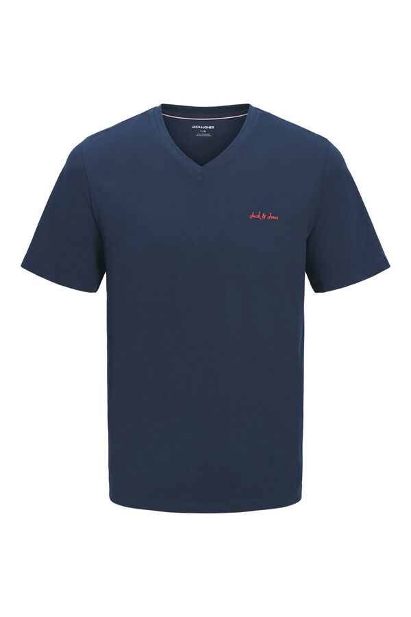 Jack & Jones T-shirt com logo azul