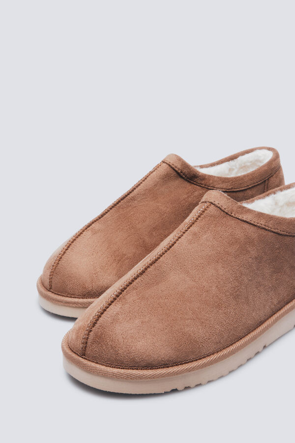 Springfield Chinelo de tamanco cru