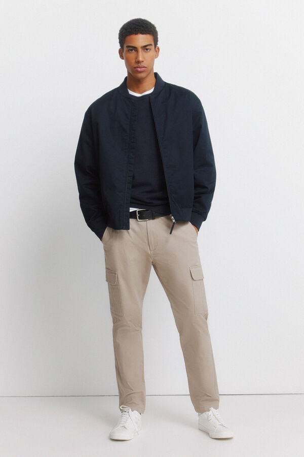 Springfield Cal&ccedil;as cargo confort&aacute;vel slim fit cru