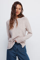 Springfield Cable-knit neck nude