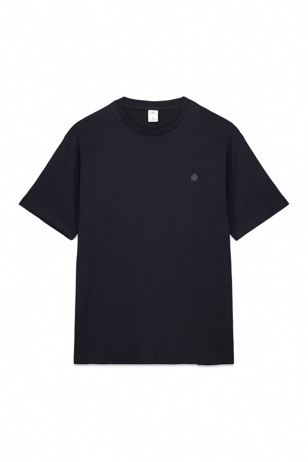 Springfield Basic round neck t-shirt black