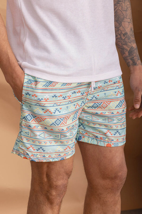 Celopman Ba&ntilde;ador Estampado &Eacute;tnico verde